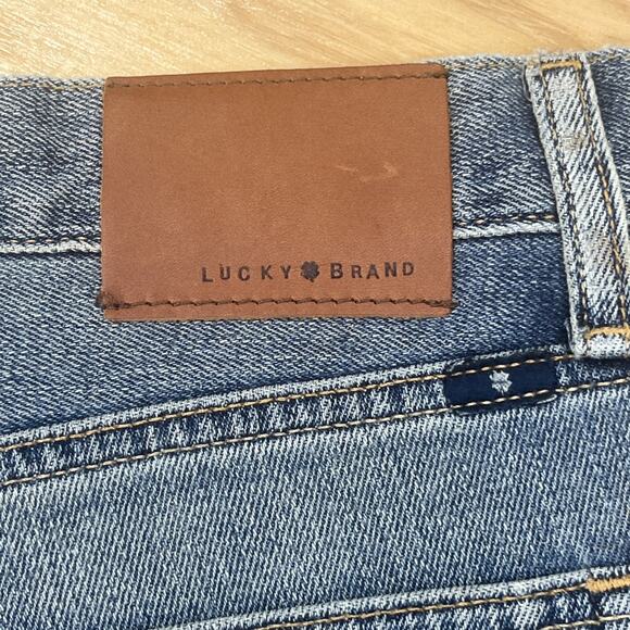 Lucky Brand 181 Jeans Relaxed Straight Blue Denim Men's 36X32 Y2K Retro Preppy - Picture 7 of 16